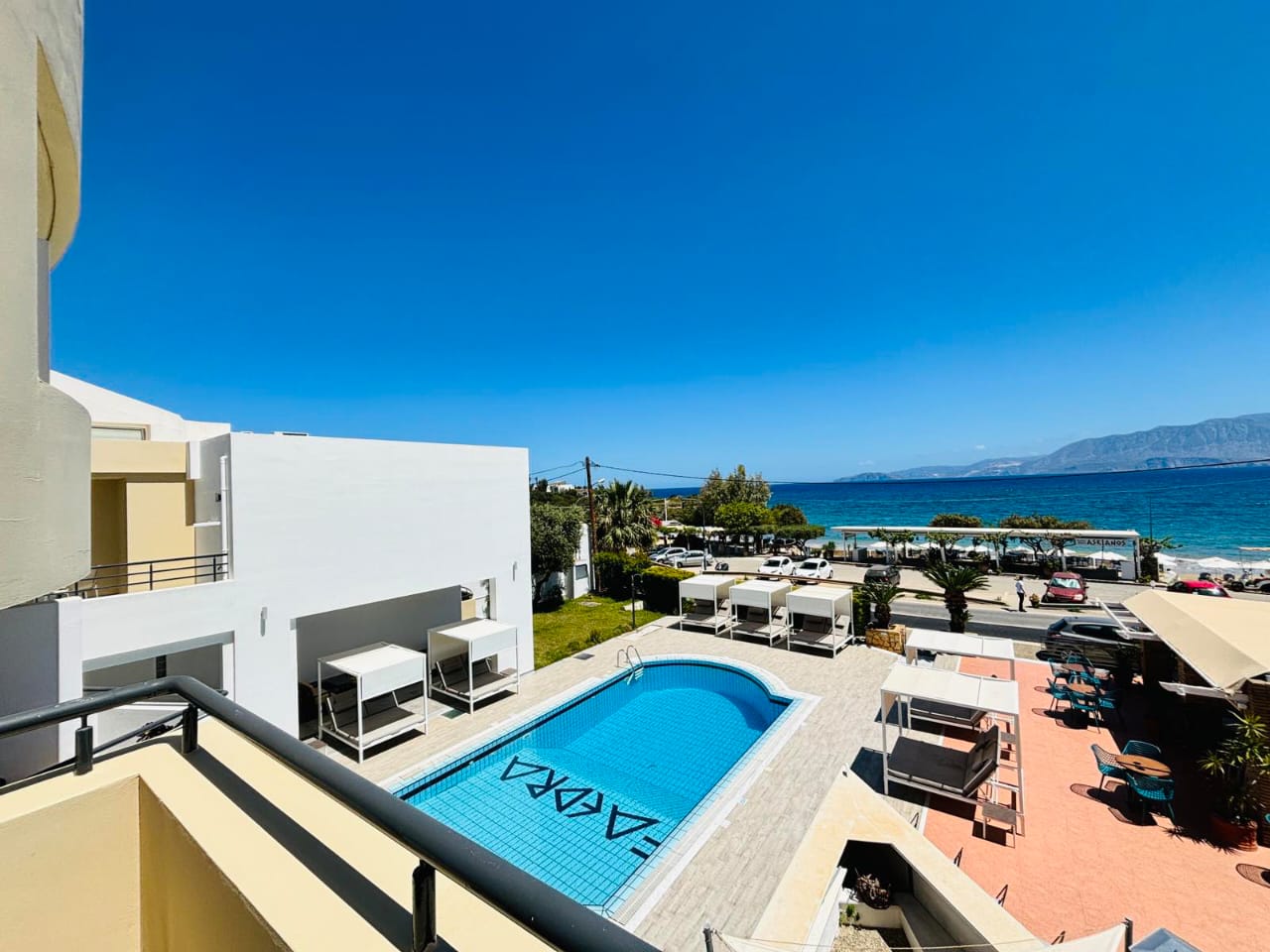 Faedra Beach in Agios Nikolaos, Greece